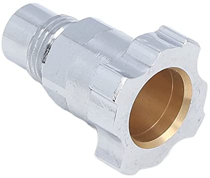 M16 1.5mm Connettore per Tazza di Spruzzatura, Giunti per Pentole Accessori per Pistole Usa e Getta in Acciaio Inossidabile Kit Adattatore per Aerografo Buone Prestazioni Stabili(Filettatura esterna)