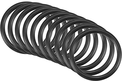 QUARKZMAN 15mm x 12mm x 1,5mm Nitrile Caoutchouc Joints toriques x 10 Pièces Rondes Joint Rondelle pour Robinet Plomberie Réparation Étanchéité Connexion [Noir]