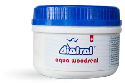 Diotrol Aqua Woodseal | 250 ml wasserbasierte Profi Dichtungsmasse für Holz | Zum Abdichten von offenen Schnittflächen | Hirnholz