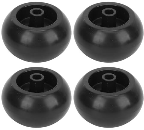 4 Pezzi Kit Ruote per Piatto Tosaerba 103 3168 Ruote per Piatto Tosaerba Antiforatura, Anti-scalpo, di Ricambio, a Prova di Foratura, Modello Battistrada Liscio Kit Ruote per