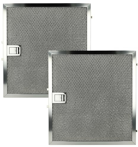 vhbw 2x filtro Anti-Grasso compatibile con Miele DA 430-4, DA 430-4 EXT cappa da cucina, metallo