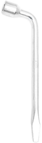 Kalttoy Llave de llanta de hierro tipo L de 17/19/21/22/23/24 mm, llave de tuerca de llanta tipo L, llave de repuesto para neumáticos de coche, herramienta de reparación de ruedas