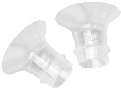 Ardo Silikon-Einsätze 19 mm (2 Stk.) für Milchpumpen | Flansch-Einsätze kompatibel mit elektrische Milchpumpe Melia & allen Ardo Pumpsets, weiches Silikon, frei von BPA & BPS