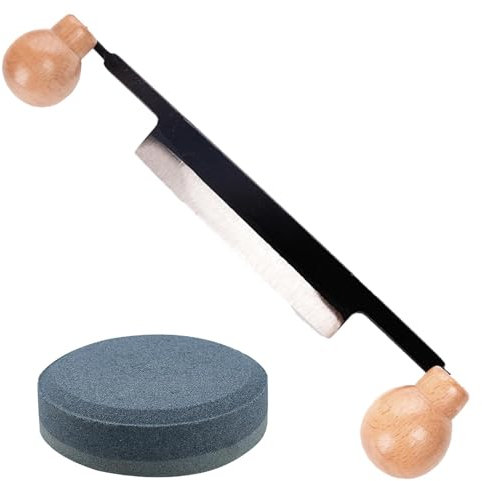 Strumento per la rasatura, strumento per la scortecciatura della taglierina - Strumento per scortecciare il raschietto per legno a doppia maniglia per rimuovere la corteccia,Strumento per la lavorazio