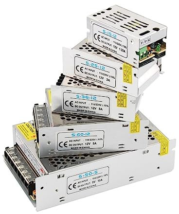 Fuente de alimentación 5V 12V 24V 1A 3A 4A 5A 10A 15A 20A 30A Transformadores 220V a 5V 12V 24V Fuente de alimentación 5 12 24(12A,DC24V)
