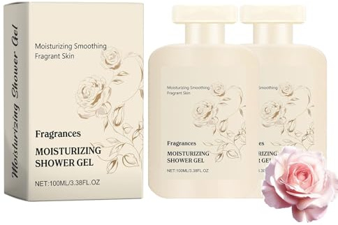 2 piezas de lavado corporal hidratante perfumado, protección de barrera duradera limpieza y refrescante, gel de ducha perfumado lavado corporal hidratante para mujeres y hombres