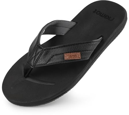 riemot Chanclas Hombre Antideslizantes Sandalias Playa Piscina Verano Cómodas Ligeras Secado Rápido Zapatos de Playa Vacaciones Casuales Outdoor EU 44