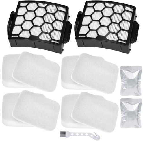 NZ780UKT Filter Replacement Compatible with Shark NZ780UKT Anti Hair | Wrap Plus, LA791UKT LA450UKT LA450UKTBK Detect Corded Upright Vacuum Cleaner Filters