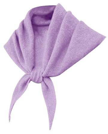 Wool Triangle Scarf,Wool Triangle Scarf Knitted Wraps Spring Fall Winter Shawl Multi-Neck Warmer Skin-Friendly Head Wrap Neckerchief for Women Ladies Girls Fashionable Going Out Streetwear Purple