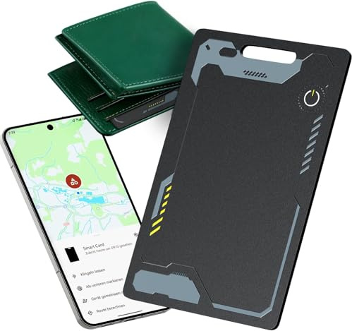 Wallet Tracker Card Android IP68 Waterproof Tracker Card Android Compatible with Find Hub App(Android Only) Wallet Tracker Android Rechargeable Slim Card Tracker for Wallet Suitcases, 1 Pack