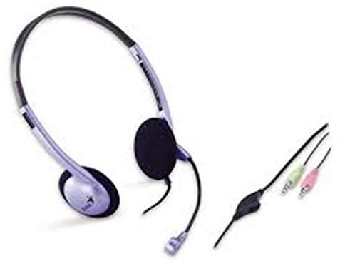 Genius HS-02B Klassik Headband Headset mit Mikrofon, 17,3 x 22,8 x 5,3 cm