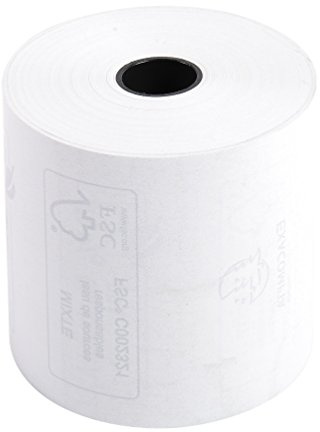 Exacompta - Ref 40347E - Förpackning med 10 rullar för kassakvitton och bankkort 57x60 mm - 1 termolager 55g/m² BPA-fri - Diameter 60 mm - Längd (+ eller - 2m) : 44 m