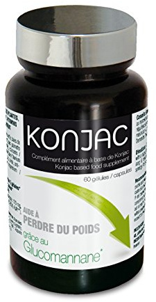 NUTRIEXPERT – Konjac – Réduit la sensation de faim – Contribue à la perte de poids – Riche en Fibres Alimentaires – Complément Alimentaire 100% Extraits naturels de Plantes – 60 Gélules végétales