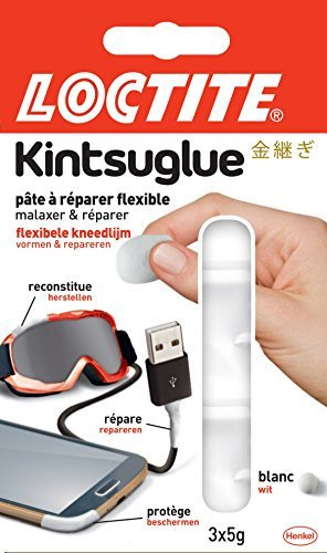 LOCTITE Colles Multi-Usages Kintsuglue Blanc 3x5g Blister 12uc