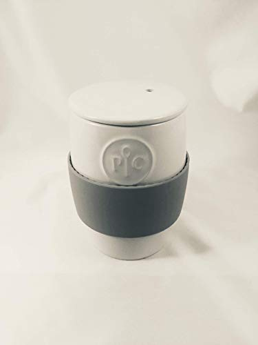 Pampered Chef Ceramic Egg Cooker | Microwave Egg Poacher | Quick Scrambled Eggs Maker | Silicone Sleeve for Easy Grip and