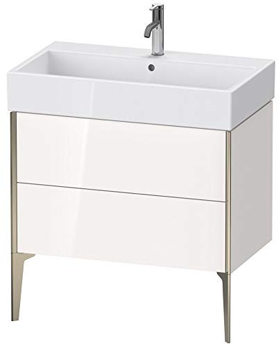 Duravit XViu 4536 Waschtischunterbau stehend, 2 Auszüge, für Waschtisch Vero Air 235080, 784x454 mm, Farbe (Front/Korpus): Champagner matt/weiß hgl. - XV45360B185