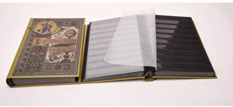 Goldhahn Briefmarkenalbum Einsteckalbum 60 schwarze Seiten Nostalgie-Album Postreiter Briefmarken für Sammler