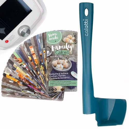 Calotti® Set – Backfächer „Family Cakes“ und Drehkellenspatel für den Monsieur Cuisine Connect® und Smart® im Vorteilspaket