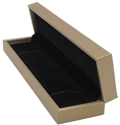 TRIXES Guldförvaringsboxar för smycken – presentförpackning för presenter – använd till bröllop, jul och alla hjärtans dag – visa upp ditt bästa halsband, ring, klocka, armband, örhängen,