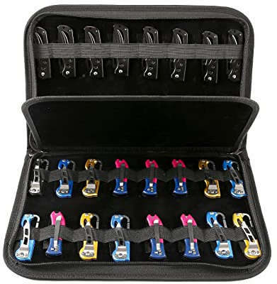 QEES Estuche para Cuchillos, Vitrina de Cuchillos, Bolsa para Cuchillos de Chef, 40 Compartimentos, Organizador de Cuchillos, pequeño Soporte para Cuchillos Plegable, Almacenamiento para Hombres