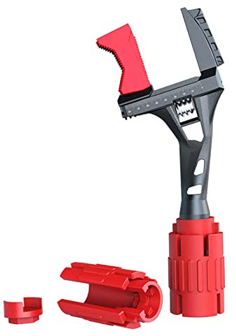 Tbkoly Open-Ended Spanner Wrench ratchet spanner,Bathroom Adjustable Wrench Universal Vertical Spanner Repair Tool 11-90mm Extra Large Openings Short Shank Multi-function Pipe Wrench