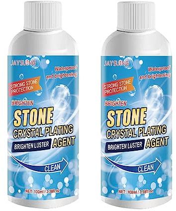 Stone Stain Remover Cleaner, Kitchen Marble Oil Stain Cleaner, Naturstein Reiniger, Stein Fleckentferner-Reiniger, Marmor Ölfleckenreiniger für Küche, Stein Effizientes Reinigungsmittel, 100ml (2PCS)