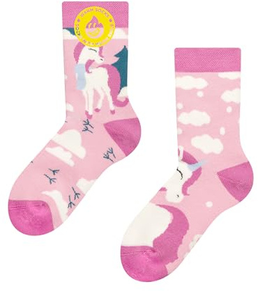 Dedoles Chaussettes amusantes Unisex Homme Femme Enfants Coton fantaisie | respirant, hypoallergénique, bambou, cadeau, motifs colorés, chaussettes amusantes, Pizza, Licorne Avocat Noël, drôles coton