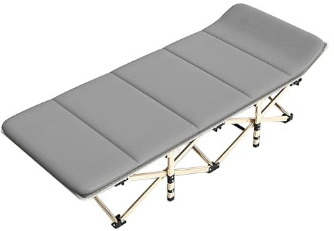 HUHJYUGE Liegestuhl Klappbar Wohnzimmer, Saunaliege Klappliege Camping, Tragbare Relaxliege Garten mit Kopfstütze Rückenlehne Verstellbar, Ideal für Balkon, Terrasse, Strand