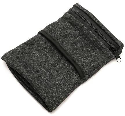 Handgelenk Beutel, Sport Handgelenktasche, Handgelenk-Geldbörse, Reißverschluss-Armband, Schweißabsorbierende Armbänder mit Tasche für Laufen, Spazieren, Joggen, Fahrrad und Yoga