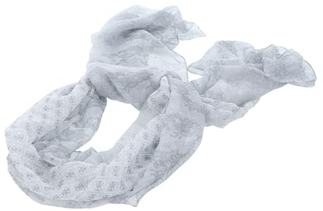 GUESS Schal Tuch Scarf 90x180 Black grau