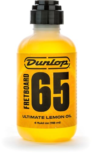 JIM DUNLOP 6554 - Lemon Oil, Producto de Limpieza y Mantenimiento para Instrumentos de Cuerda, Formato 118ml