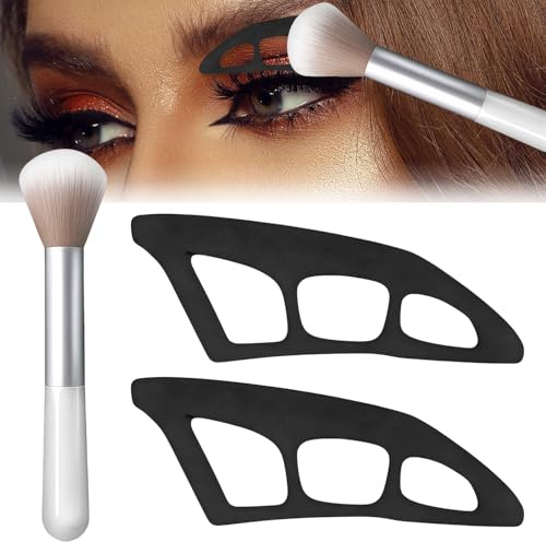 3Pcs Eyetour Eyeshadow Tool, Yeliner Tool, Eyetour, Eyeshadow, Eyetour Stencil, for Perfect Cut Crease & Smokey Eye, Precision Makeup Applicator Templates