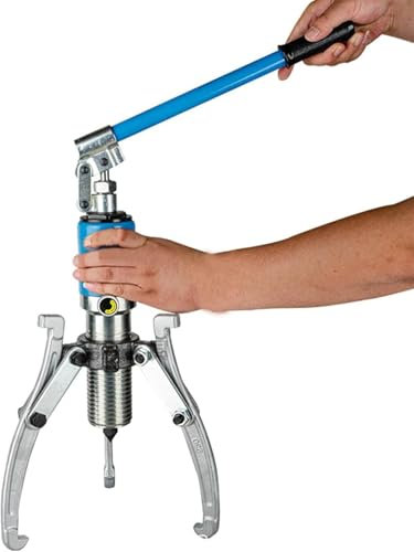 Estrattore idraulico per ingranaggi, separatore per cuscinetti ruota, estrattore a 3 ganasce da 5 t/10 t/15 t/20 t, estrattore idraulico per cuscinetti 3 in 1, kit di utensili per cilindro di rimoz