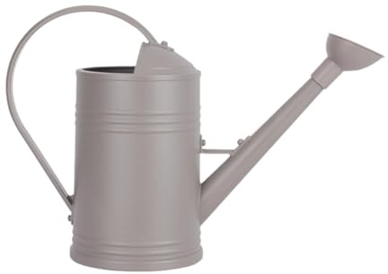 KiBcsLic Regadera Ergonómica para Césped Y Oficina, MarrÓn, 2l