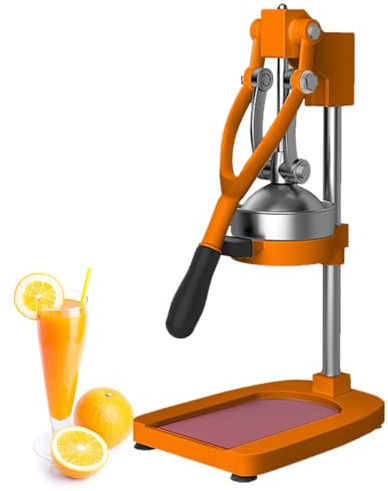 Prensa manual de cítricos, acero inoxidable resistente, fácil de limpiar, exprimidor profesional para limones y naranjas