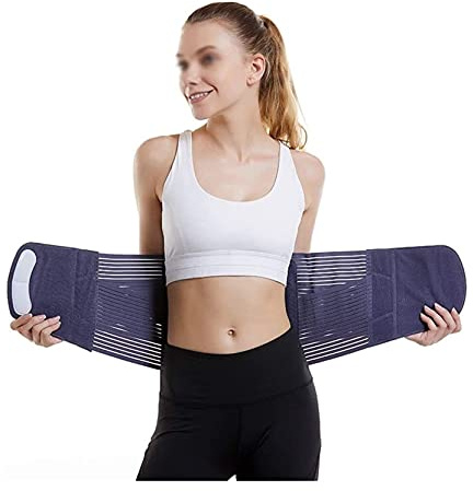 Soporte para Espalda - Cinturón de Soporte Lumbar para Mujeres, Cintura Adelgazante Sexy Correas de Soporte Ajustables para Fitness - Cinturón térmico de protección para la Parte Inferior de la