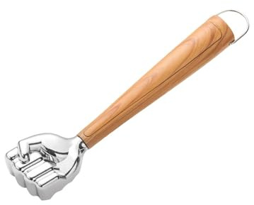 Piceioep Batticarne da Cucina Professionale con Manico in Legno Batticarne con Manico ergonomico per intenerire bistecche Batticarne ergonomico