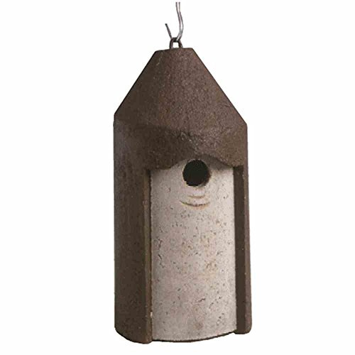 Schwegler 111 Nisthöhle, Einflugloch 32 mm, zur schwebenden Aufhängung | Schwegler 111, wetterfest, Brutkasten, Meisen, Vogelschutz, Holzbeton, Nisthilfe, Vogelhaus, Artenschutz, Garten