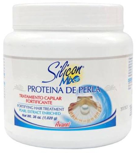 Silicon Mix - Tratamiento Capilar con Proteína de Perla - Unisex - 1020 g - Reparación Profunda y Brillo Radiante para Cabello Dañado o Seco