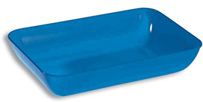Frankengmbh Materialschalen, 10 Stk., Blau, Rechteckig, Einfarbig, Kunststoff, Casual, Kleinmaterialschale, Bowl