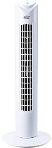 DCG VE9095N - Ventilatore a torre, 3 velocità, 17x15 cm | H 74 cm. 45W