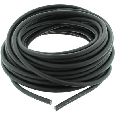BTEC Schwere Gummischlauchleitung H07RN-F 3G 1,5 25 Meter Ring Schwarz | Flexibles Gummikabel Elektrokabel Baustelle Werkstatt Gewerbe Außenbereich robust langlebig vielseitig einsetzbar