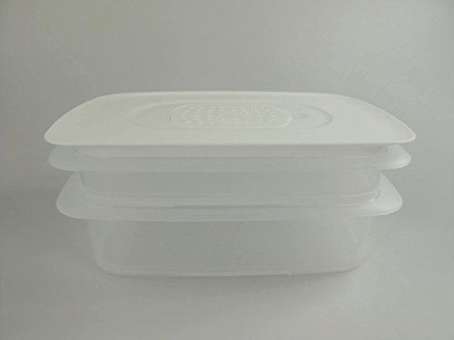 TUPPERWARE Cool`N Fresh 1,5 L + 700 ml + Klimadeckel weiß Coolsmart P 22156
