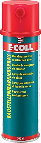 Bombe marquage chantier 500ml noir E-COLL EE (Par 12)