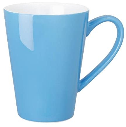 Olympia Coffee Cups 340ml, Blue | Fits saucers GL047, GL048, GL049, HC407 and GL464; durable, commercial-grade build suited for busy cafes, bars and pubs.