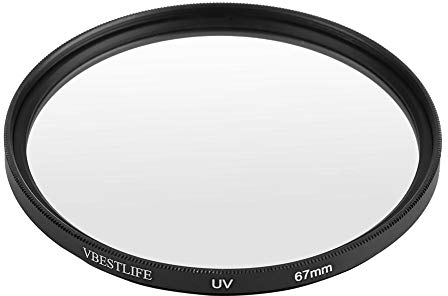 Makro Einzelne DSLR Kamera UV Sonnenfilter,Universal Premium Ultra Slim UV Filter, Linsenschutzfilter, Wasserdichter Kratzer Staub Fingerab Druck resisatance(67mm / 2.64in)