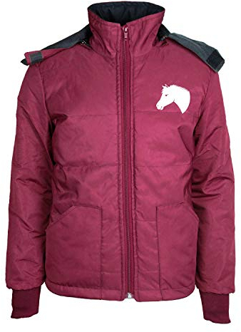 MS-Trachten Kinder Winter Reitjacke Mia maroon warm gefüttert (146/152)