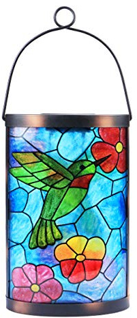 DREAM GARDEN Solar Lanterns for The Garden Solar Lights Outdoor Hanging Hummingbird Lantern Tabletop Lamp Garden Ornaments Led Waterproof
