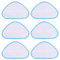 Sgizoku Steam Mop Pads for H20 HD: HD Steam Mop Pads Replacement Pads - 6 Pack H2o HD Steam Cleaner Pads Microfibre Cloth Thane Steamer Covers Triangle Washable