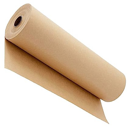 IWOWHERO 1rolle Roll Kraftpapier Naturbraunes Und Verpackungspapier Für Blumen Bastelprojekte Und Kreative Verpackungen Hochwertiges Reißfestes Material Mit Glatter Oberfläche